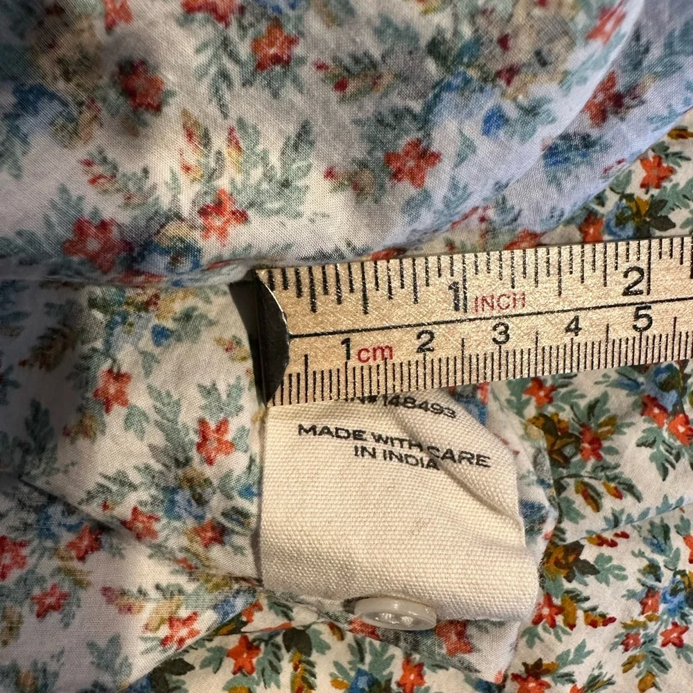 Doen Claudette Top in Creme Fleurs D’Avignon - Picture 7 of 8